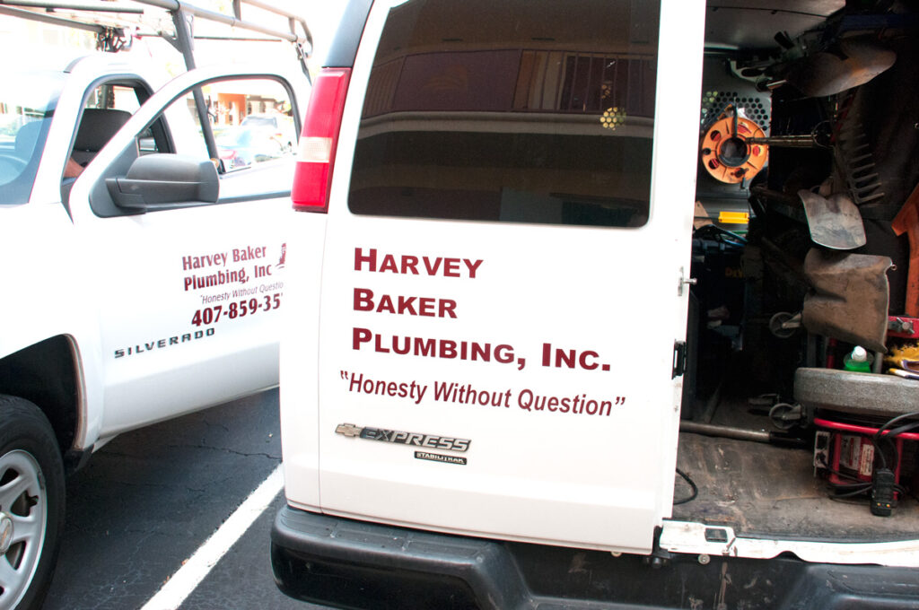 Call Harvey Baker Plumbing for emergency plumbing issues 24 hours a day 7 days a week